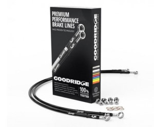 Goodridge Stahlfelxleitungen passend für 205 GTI 1.9 10/87-08/98 +
