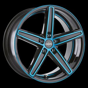 Oxigin 18 Concave light blue polish Wheel 7,5x18 - 18 inch 5x114,3 bold circle