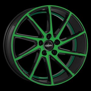 Oxigin 20 Attraction neon green polish Felge 8,5x18  - 18 Zoll 5x114,3 Lochkreis