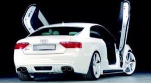 Rieger rear bumper extension, original rear muffler left/right fits for Audi A5/S5