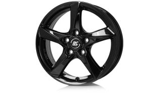 RC RC30 black glossy Wheel 6,5x16 - 16 inch 5x114,3 bolt circle