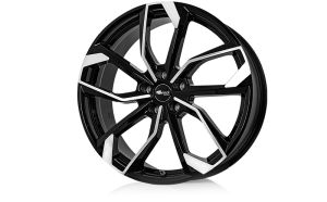 RC RC34 black glossy full polished (SGVP) Wheel 6x16 - 16 inch 5x100 bolt circle
