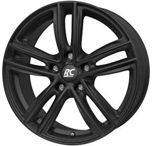 RC RC27 black clear Matt (SKM) Wheel 6,5x16 - 16 inch 5x114,3 bolt circle