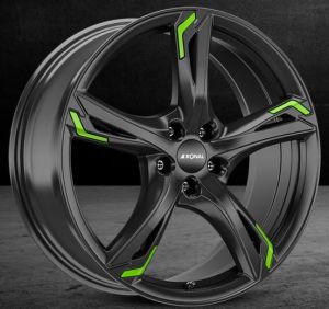 RONAL R62 Green                                                              JETBLACK                       7.5x17 / 5x114,3