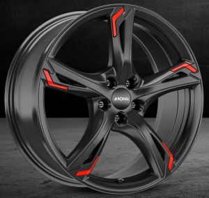 RONAL R62 Red                                                                JETBLACK                       8.0x19 / 5x112