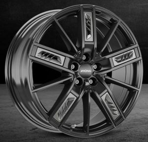 RONAL R67 Grey Left                                                          JETBLACK                       8.0x19 / 5x114,3