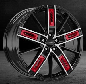 RONAL R67 Red Left                                                           JETBLACK-FRONTKOPIERT          8.5x20 / 5x112