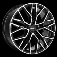 Carmani 20 Ludwig black polish Wheel 7,5x17 - 17 inch 5x108 bold circle