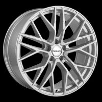 Carmani 20 Ludwig white silver Wheel 11x22 - 22 inch 5x112 bold circle