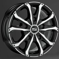 MSW 48 VAN GLOSS BLACK FULL POLISHED Wheel 7x17 - 17 inch 5x112 bold circle