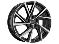 MSW 80/5 GLOSS BLACK F. POL. Wheel 7x17 - 17 inch 5x112 bold circle