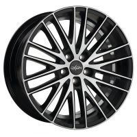 Oxigin 19 OXSPOKE black full polish Wheel 7.5x17 - 17 inch 5x112 bold circle