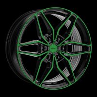 Oxigin 24 Oxroad neon green polish Wheel 9x20 - 20 inch 6x114,3 bold circle