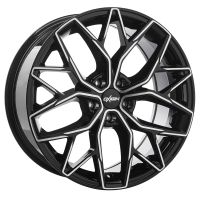 Oxigin 26 Oxid black full polish Wheel 9x20 - 20 inch 5x112 bold circle