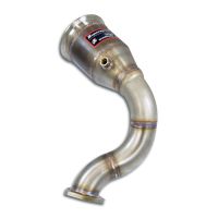 Supersprint Downpipe Links + Sport Metallkatalysator passend für PORSCHE 536 CAYENNE Coupè Turbo 4.0L V8 (550 PS) 2019 -> (Racing)
