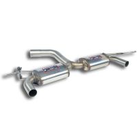 Supersprint Rear exhaust -Racing- right - left fits for SEAT ALTEA FR 2.0 TDi (170 Hp) 2006 - 2009