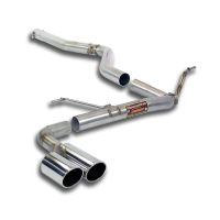 Supersprint Connecting pipe + rear pipe OO80 fits for BMW F30 / F31 LCI (Berlina-Touring) 318d xDrive (150 Hp) 2015 -
