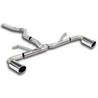 Supersprint Connecting pipe + rear pipe Right O90 - Left O90 fits for BMW F30 / F31 LCI (Berlina-Touring) 318d xDrive (150 Hp) 2015 -