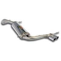 Supersprint Rear exhaust central exit OO80 - (Replaces OEM end tips) fits for SEAT IBIZA CUPRA 1.4 TSI (180 Hp) 2009 -