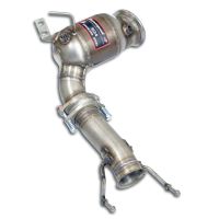 Supersprint Turbo downpipe kit mit Sport Metallkatalysator passend für MINI F54 Cooper S Clubman 2.0T (Motor B48 - 192 PS - Modelle mit OPF) 2019 ->